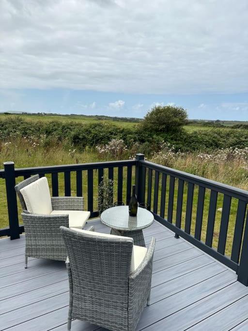 Modern Lodge With Amazing Views New Quay Exteriör bild