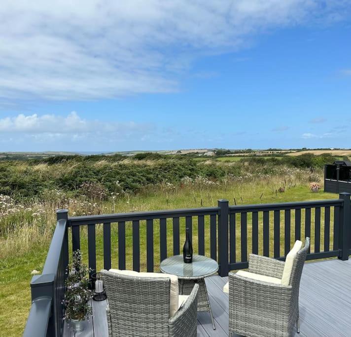 Modern Lodge With Amazing Views New Quay Exteriör bild